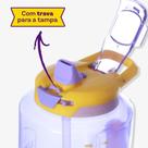 Garrafa Whey 1,8l Lembre-se de Beber Água - Zona Criatuva