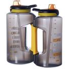 Garrafa Whey1,8lt Pai Amigo Preto Zona Criativa