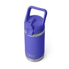Garrafa YETI Rambler Jr. 350 ml para crianças com boné de palha ultramarino Garrafa YETI Rambler Jr. 350 ml para crianças com boné de palha ultramarino