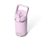 Garrafa YETI Rambler Jr. 350 ml para crianças com tampa de palha Cherry Blossom