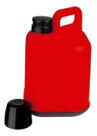 Garrafão Térmico Garrafa Camping 5 Litros Azul Mor Cor Vermelho