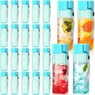 Garrafas de água de plástico azul Maxdot, 24 unidades, 500 ml, obrigado