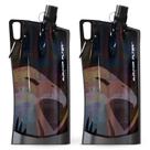 Garrafas de água Survivor Filter 1L preto dobrável x2