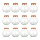 Garrafas de armazenamento de alimentos Magic Season 100ml de vidro, pacote com 12