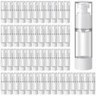Garrafas de bomba Airless Sabary Clear recarregáveis de 30 mL (60 unidades)