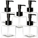 Garrafas de bomba de plástico Youngever 4 oz/120 ml (pacote com 5)