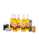 Garrafas de cerveja em miniatura e latas de cerveja para decoração de jardim de fadas