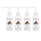 Garrafas de lavagem de álcool etílico útil 500 mL (16,9 onças) 4 unidades de LDPE