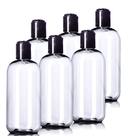 Garrafas de plástico Aromine 240 ml (pacote com 6) sem BPA com tampa de disco