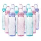 Garrafas de plástico colorido Evenflo Feeding Classic de 240 ml (pacote com 12)