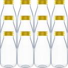 Garrafas de plástico Ethisa, pacote com 12, 120 ml para líquidos sem BPA