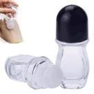 Garrafas de rolo Ptvvztv de vidro vazio de 30 mL com bola de rolo de plástico