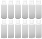 Garrafas de viagem APAK GOODS 60 ml com tampas giratórias (tampa branca)