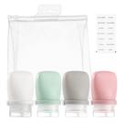 Garrafas de viagem RONRONS Silicone Squeeze 38mL (4 peças)