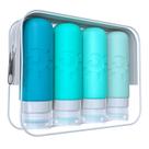 Garrafas de viagem Zafit 90 ml para produtos de higiene pessoal, pacote com 4 aprovadas pela TSA