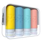 Garrafas de viagem Zafit 90ml para produtos de higiene pessoal aprovadas pela TSA, pacote com 4