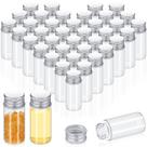 Garrafas de vidro Didaey 100 unidades de 10 mL com tampas de alumínio