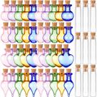 Garrafas de vidro Patelai Mini 2mL com rolhas de cortiça 50 unidades Garrafas de vidro Patelai Mini 2mL com rolhas de cortiça 50 unidades