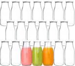 Garrafas de vidro QAPPDA 350ml Vintage com tampas, conjunto de 20 Garrafas de vidro QAPPDA 350ml Vintage com tampas, conjunto de 20