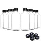 Garrafas de vidro Youngever de 2 onças (60 mL) com tampas, pacote com 16