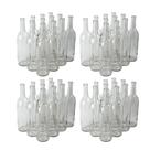 Garrafas para vinho FastRack 750 ml transparentes estilo Bordeaux pacote com 48