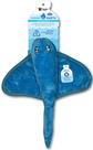 Garrafas recicladas Spunky Pup Clean Earth Stingray de pelúcia