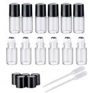 Garrafas rolantes lasenersm de vidro transparente de 3 mL com aço inoxidável