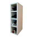 Garrafeiro Adega Nicho Mdf Porta Garrafas Branco