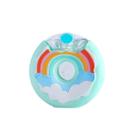 Garrafinha de Agua Squeeze Infantil canudo de Silicone 350ml