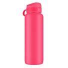 Garrafinha de Água Tampa Emborrachada com Alça 1LT Colors Academia Treino -