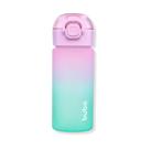 Garrafinha degradê rosa 450ml com canudo - buba