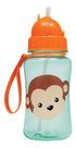 Garrafinha Garrafa Infantil Canudo Silicone Animal Fun Buba