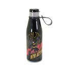 Garrafinha Infantil de Plástico Com Tampa Abre Fácil 530ml Batman