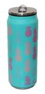 Garrafinha Squeeze Parede Dupla Inox C/ Canudo 360ml Coruja