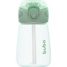 Garrafinha Tritan Infantil 300ml Buba Com Canudo de Silicone e Tampa Com Trava