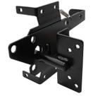 Gate Latch Jake Sales Black para cercas de vinil, madeira e PVC