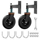 Gate Wheels Uouteo Heavy Duty de 8 polegadas para portão de tubo de metal