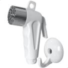 Gatilho Para Ducha Higienica Branca Abs Chuveirinho Com Suporte Bide Banheiro Pistola De Ducha Entrada ½ Lavatório Salão De Beleza Cabelereiro