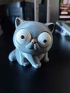 Gato Articulado com Cabeça e Olhos Móveis Impressão 3D Premium