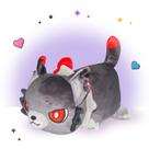 Gato de pelúcia Mammykiss Meemeows para crianças