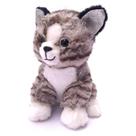 Gato De Pelúcia Olho Com Brilho 20cms - Rajado
