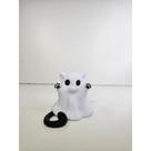 Gato fantasma decorativo em impressão 3d enfeite para decoração