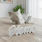 Gato fofo decorativo pra racks sala