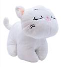 Gato Pelúcia Branco Olhos FECHADOS 21cm - Fofy