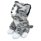 Gato Pelúcia Mesclado 21 Cm 21 Cm Altura