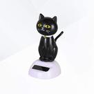 Gato Solar Bobble Balançando Cabeça Dançando De Brinquedo Gato Estatueta Sta