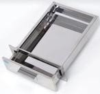 Gaveta Cinzeiro em aço inox para churrasqueira de alvenaria - 35 cm x 25 cm x 5cm .