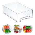 Gaveta De Acrílico Prime Grande Organizador De Geladeira