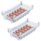 Gaveta de ovos para geladeira Skywin, pacote com 2 unidades para capacidade para 18 ovos Gaveta de ovos para geladeira Skywin, pacote com 2 unidades para capacidade para 18 ovos