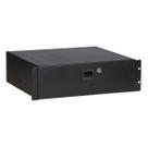 Gaveta de rack com travamento OnStage RDL3000 3U para estúdio e palco